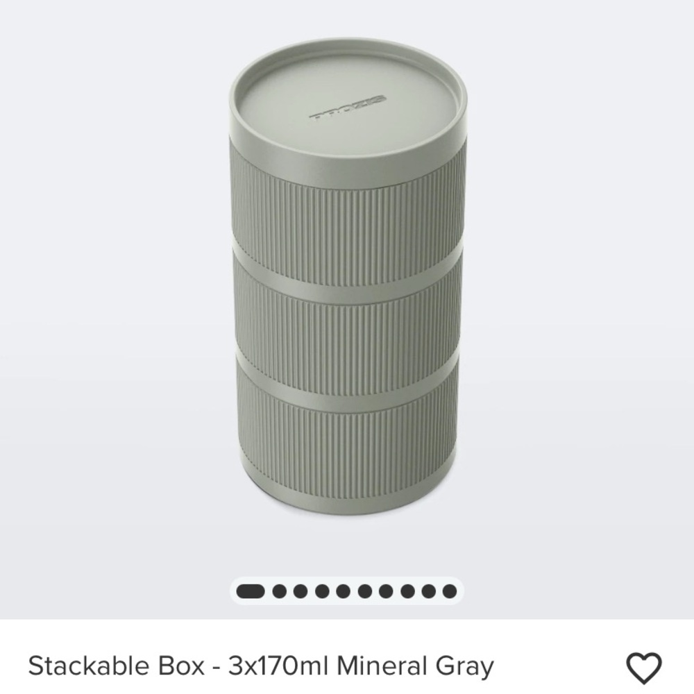 Stackable Gray Storage Containers - Picture 3 of 8